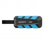 ADATA ulkoinen SSD SC740 2TB Plug&Go sininen 1050/1000 MIL.STD USB Type-C 3.2 Gen 2 (3.1 Gen 2) musta, sininen