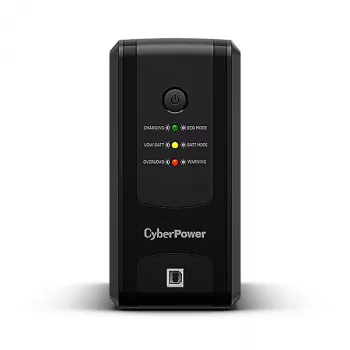 CyberPower UT850EG keskeytymätön virransyöttö (UPS) Line-Interactive 0,85 kVA 425 W 4 AC-lähtöä