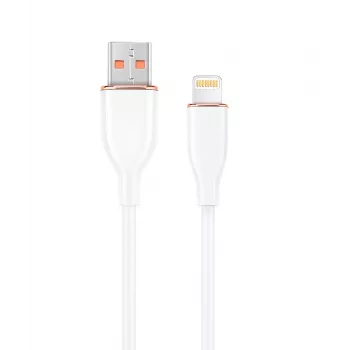 GEMBIRD Premium-silikoni 8-pin lataus- ja datakaapeli, 1,5 m – valkoinen