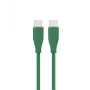 GEMBIRD USB Type-C Power Delivery (PD) 60W -lataus- ja datasilikoonikaapeli, 1,5 m Midnight Green