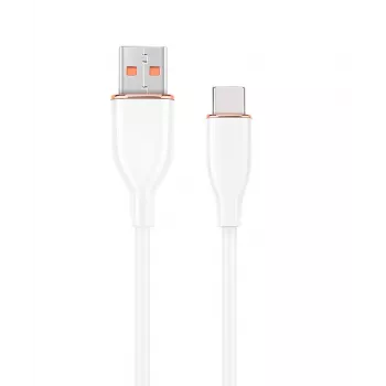 GEMBIRD Premium-silikoni Type-C USB -lataus- ja datakaapeli, 1,5 m – valkoinen