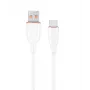 GEMBIRD Premium-silikoni Type-C USB -lataus- ja datakaapeli, 1,5 m – valkoinen