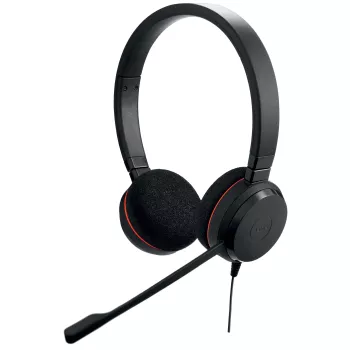 Jabra Evolve 20 -kuulokemikrofoni johdollinen panta toimisto/callcenter USB Type-C / USB Type-A musta