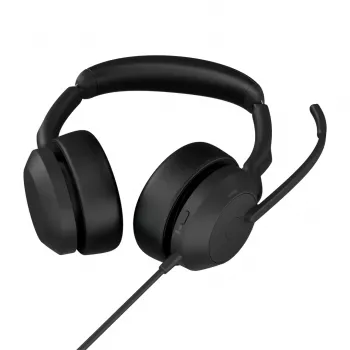 Jabra Evolve2 50 -kuulokemikrofoni johdollinen panta toimisto/callcenter USB Type-C / USB Type-A Bluetooth musta