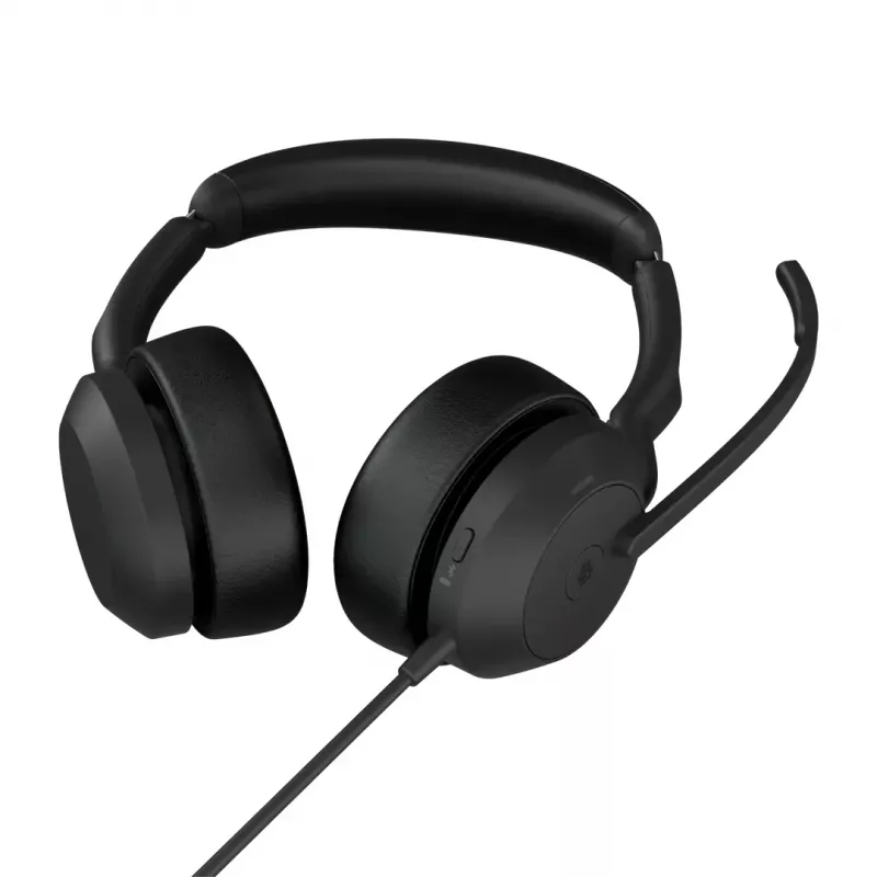 Jabra Evolve2 50 -kuulokemikrofoni johdollinen panta toimisto/callcenter USB Type-C / USB Type-A Bluetooth musta