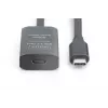 DIGITUS aktiivinen USB-C-jatkokaapeli - 5G USB 3.2 Gen1 USB-C - USB-C (M/F) - 10 m