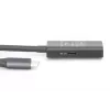 DIGITUS aktiivinen USB-C-jatkokaapeli – 5G USB 3.2 Gen1 USB-C – USB-A (M/F) – 10 m