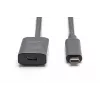 DIGITUS aktiivinen USB-C-jatkokaapeli – 10G USB 3.2 Gen2 USB-C – USB-C (M/F) – 5 m
