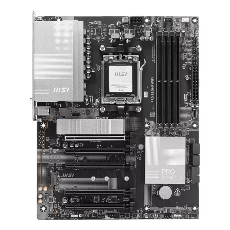 MSI PRO B840-P WIFI emolevy AMD B840 kanta AM5 ATX