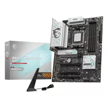 Emolevy MSI B850 GAMING PLUS WIFI ATX — AMD B850, kanta AM5, DDR5, 4x DIMM, Wi-Fi 7, 5 Gb LAN, 3x M.2, HDMI 2.1