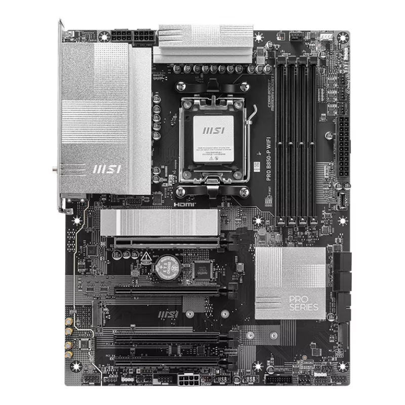 MSI PRO B850-P WIFI emolevy AMD B850 kanta AM5 ATX