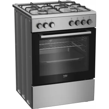Beko FBE62130GXDN liesi vapaasti seisova liesi sähkö kaasu musta
