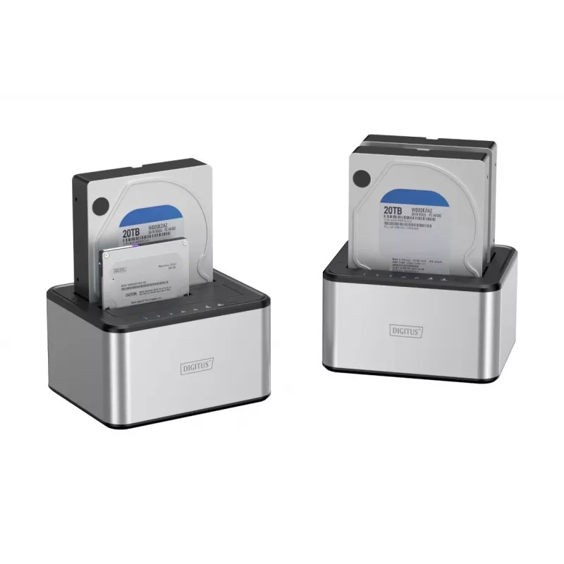 DIGITUS SATA-telakka USB 3.0 – 2-porttinen 2,5