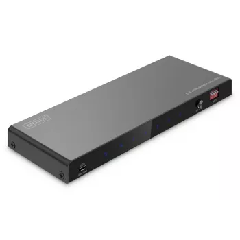 DIGITUS 1x4 HDMI-jakaja 8K/60 Hz (4:4:4) Toslink stereo EDID Control