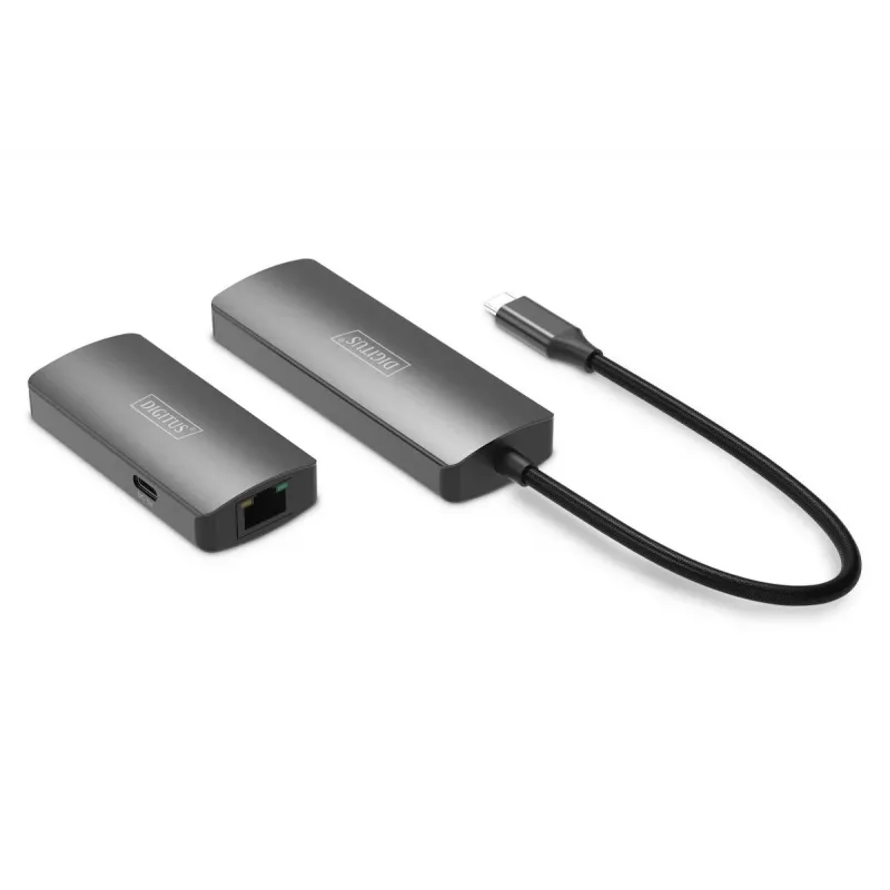 DIGITUS videosiirtojärjestelmä USB-C - HDMI 4K/120Hz CAT6 30 m