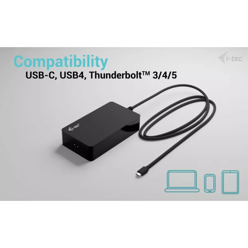 i-tec yleislaturi USB-C PD 3.1 140 W, sisäkäyttö, vaihtovirta, 28 V, 5 A, musta