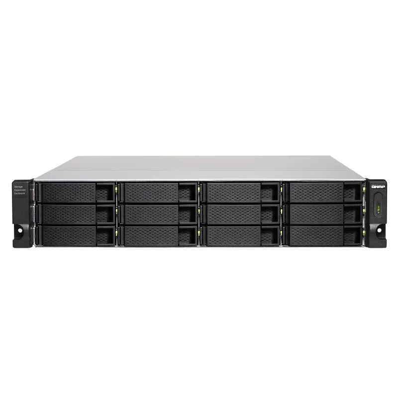 QNAP - TL-R1200C-RP - levytaulukko - 12 paikkaa (SATA-600) USB 3.2 Gen 2 (ulkoinen) rack-asennettava 2U