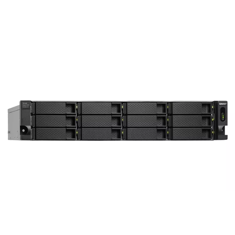 QNAP - TL-R1200C-RP - levytaulukko - 12 paikkaa (SATA-600) USB 3.2 Gen 2 (ulkoinen) rack-asennettava 2U
