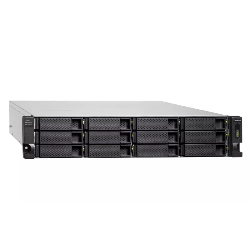 QNAP - TL-R1200C-RP - levytaulukko - 12 paikkaa (SATA-600) USB 3.2 Gen 2 (ulkoinen) rack-asennettava 2U