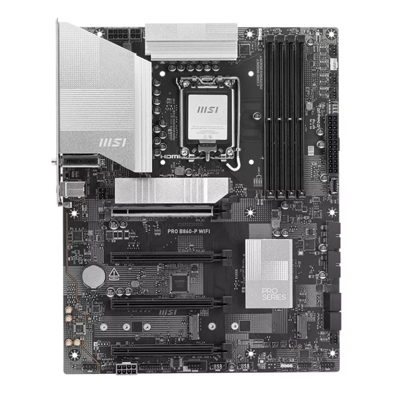 MSI PRO B860-P WIFI -emolevy Intel B860 LGA 1851 (Socket V1) ATX