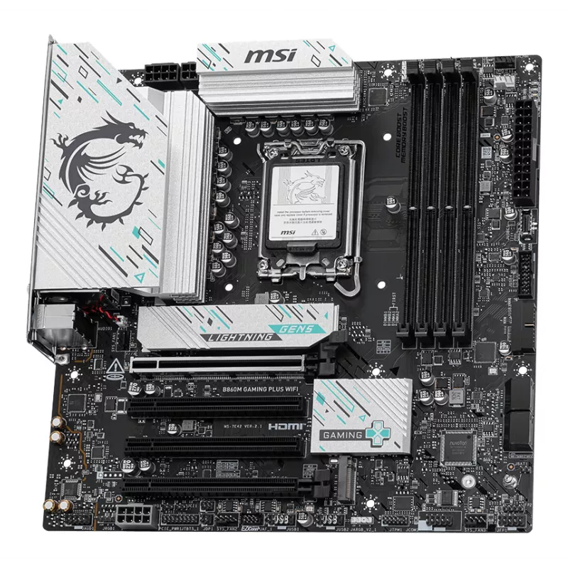 MSI B860M GAMING PLUS WIFI -emolevy Intel B860 LGA 1851 (Socket V1) micro ATX