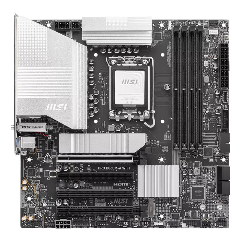 MSI PRO B860M-A WIFI -emolevy Intel B860 LGA 1851 (Socket V1) micro ATX