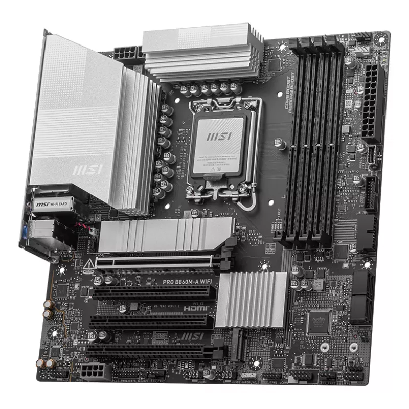 MSI PRO B860M-A WIFI -emolevy Intel B860 LGA 1851 (Socket V1) micro ATX