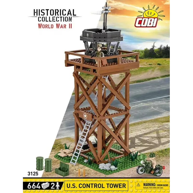 Rakennussarja Cobi Blocks Kontrollturm 664 osaa malli COBI-3125