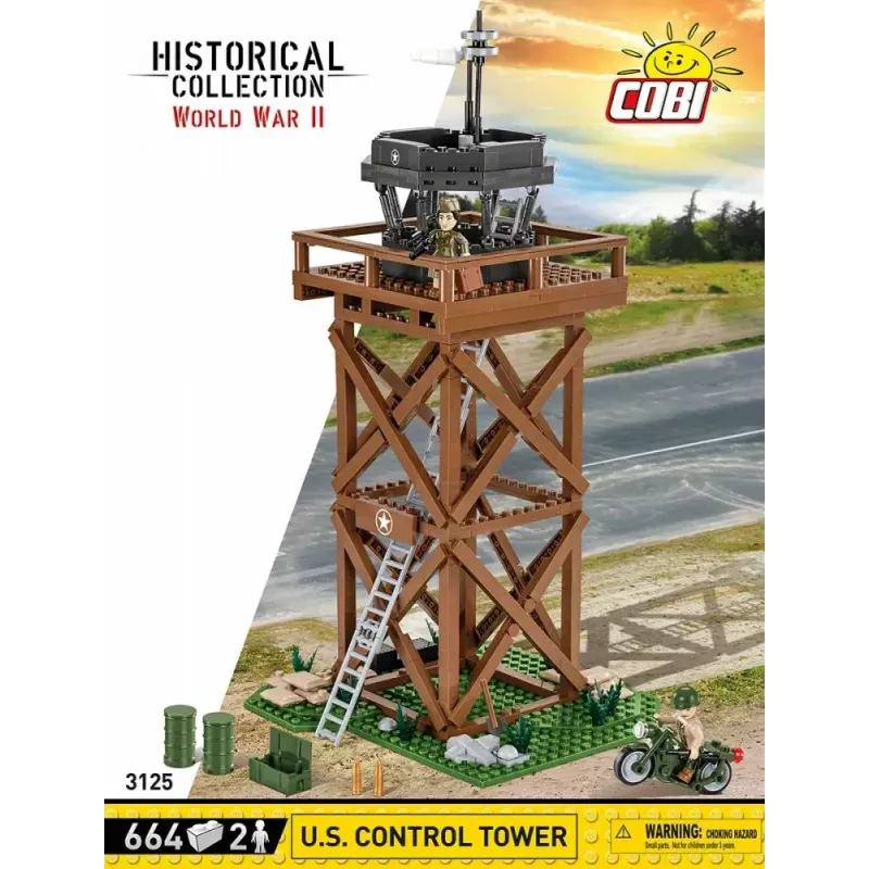Rakennussarja Cobi Blocks Kontrollturm 664 osaa malli COBI-3125