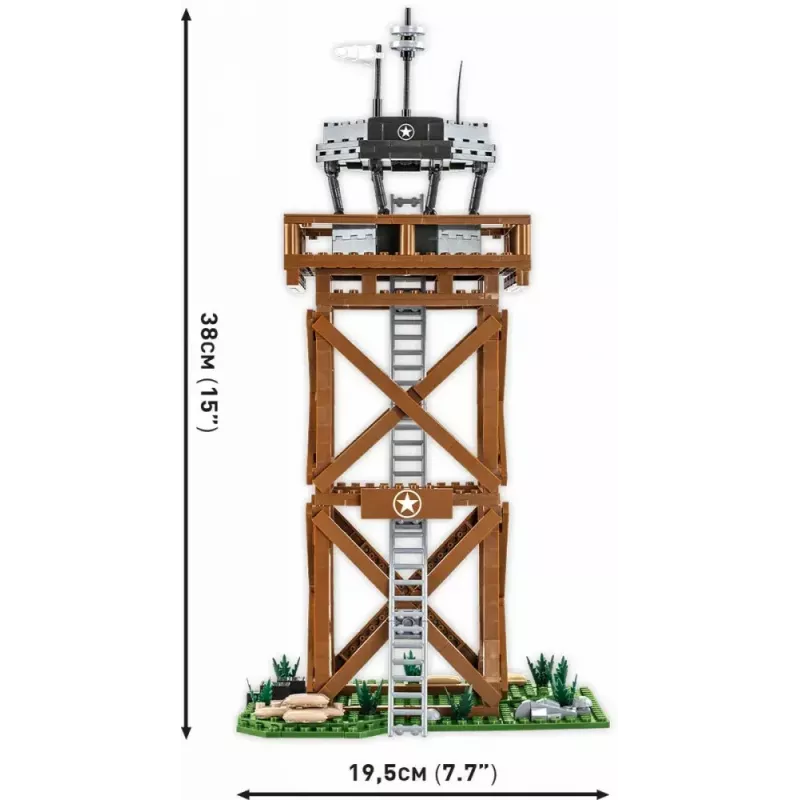 Rakennussarja Cobi Blocks Kontrollturm 664 osaa malli COBI-3125