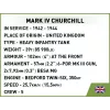 Cobi Blocks Mark IV Churchill -rakennussarja, 668 osaa (COBI-3128)