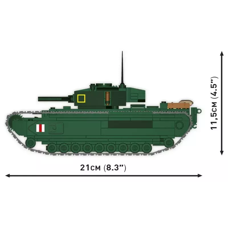 Cobi Blocks Mark IV Churchill -rakennussarja, 668 osaa (COBI-3128)
