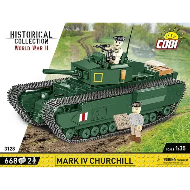 Cobi Blocks Mark IV Churchill -rakennussarja, 668 osaa (COBI-3128)