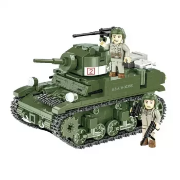 Rakennussarja Cobi Blocks M3 Stuart, 511 osaa, yhteensopiva muiden merkkien kanssa