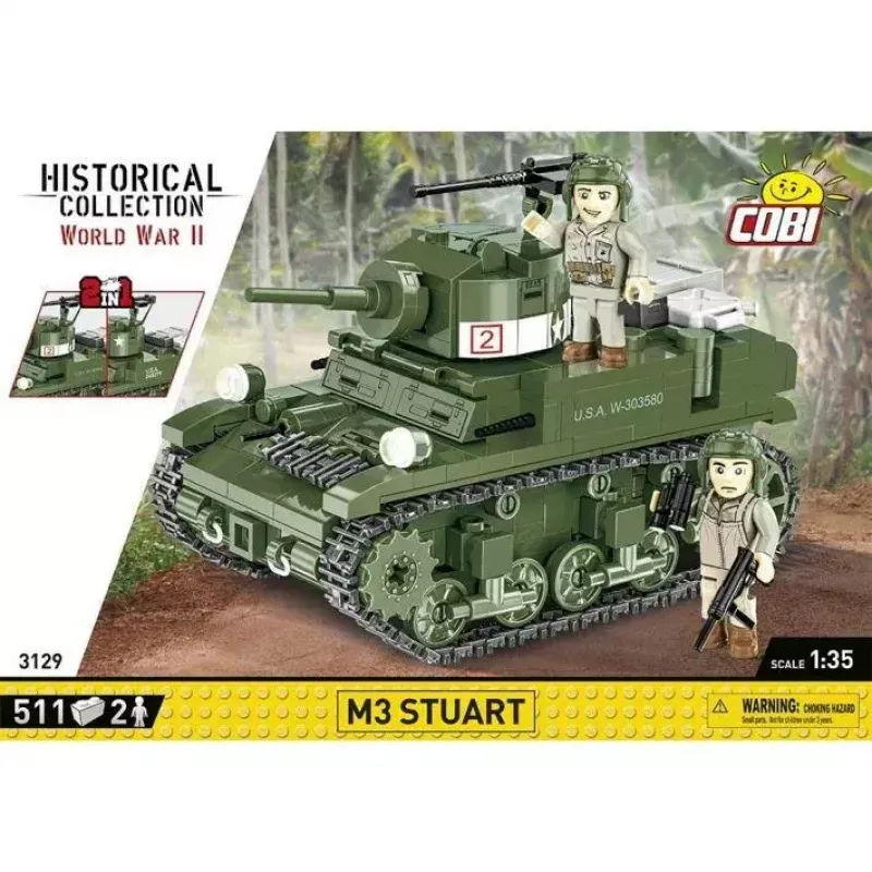 COBI M3 Stuart rakennussarja, 511 osaa