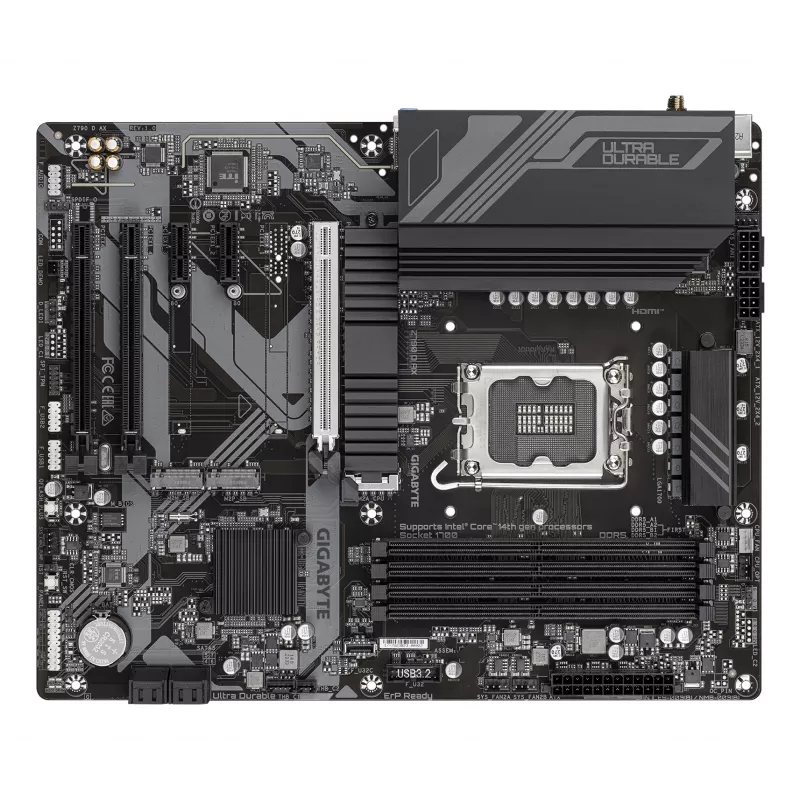 Emolevy GIGABYTE Z790 D AX ATX — Intel LGA1700, Z790, DDR5, 4×DIMM, Wi‑Fi 6E, 2.5Gb LAN
