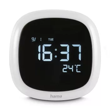 Hama Bora Bora digitaalinen herätyskello valkoinen