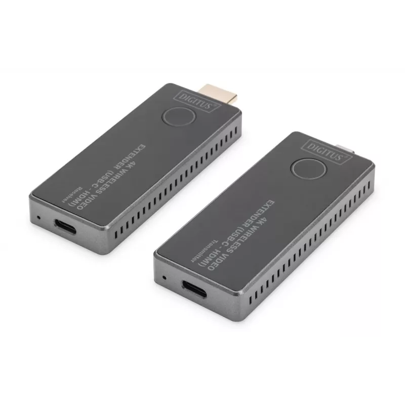 DIGITUS 4K langaton AV-jatkain sarja 30 m USB-C - HDMI