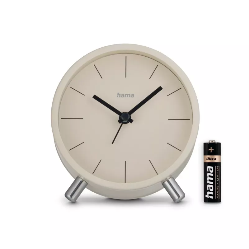 Hama Flores beige, musta, ruostumaton teräs
