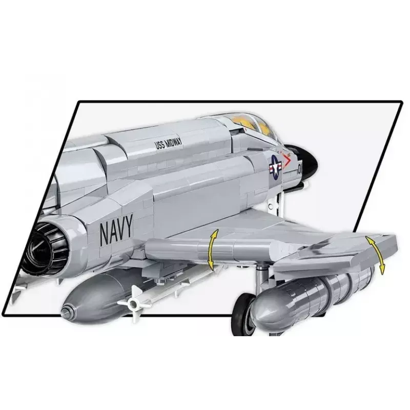 Cobi Blocks Armed Force F-4 Phantom II malli, 703-osainen rakennussarja