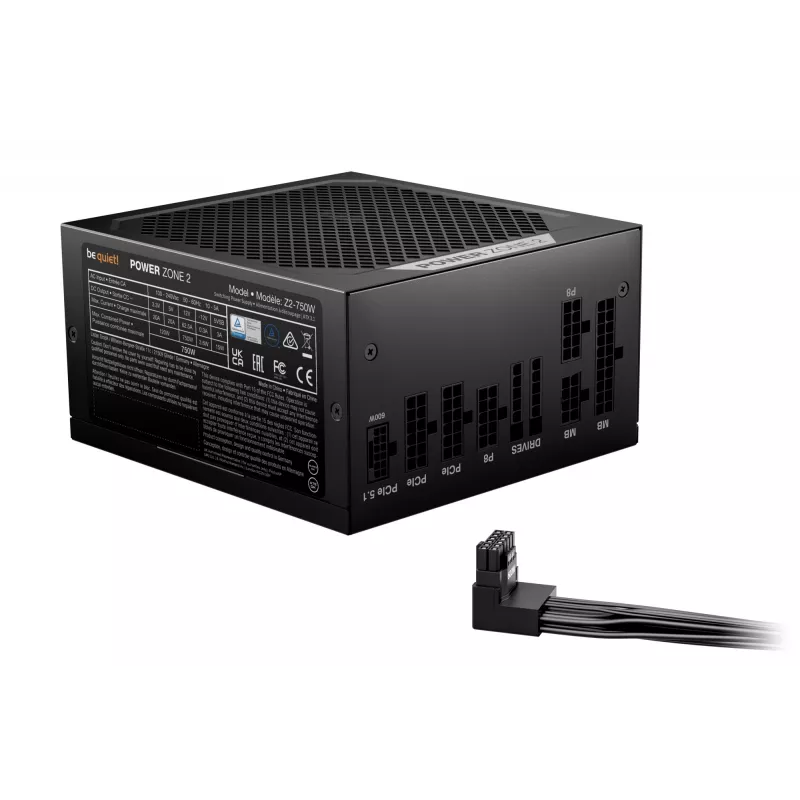 be quiet! POWER ZONE 2 750W virtalähde 20+4 pin ATX ATX musta