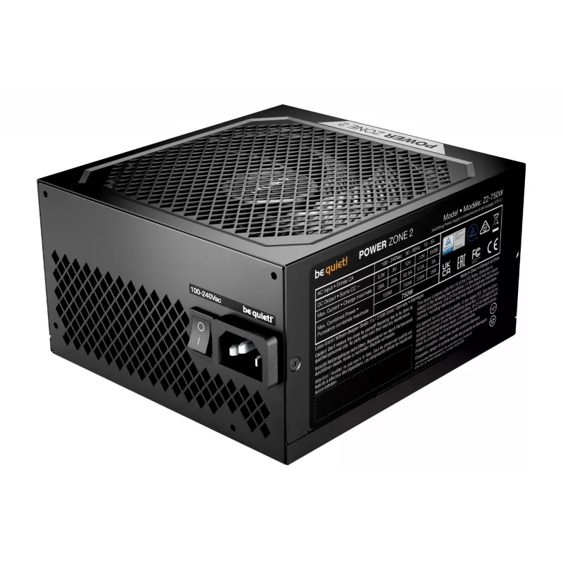 be quiet! POWER ZONE 2 750W virtalähde 20+4 pin ATX ATX musta