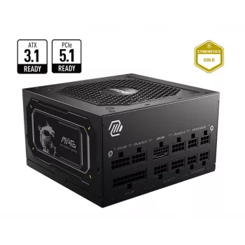 MSI MAG A750GL PCIE5 II virtalähde 750 W 20+4 Pin ATX ATX musta