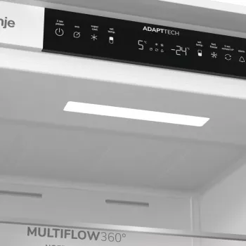 Gorenje jää-pakastinyhdistelmä NRKI519E41 BK070, 284 L, SN-N, 6 kg/24h, E, Fresh Zone-lokero, valkoinen