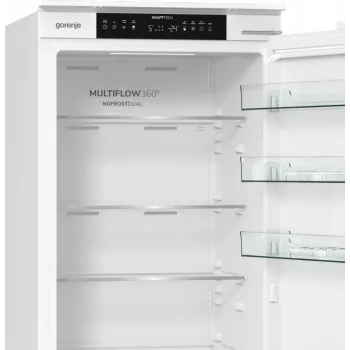 Gorenje jää-pakastinyhdistelmä NRKI519E41 BK070, 284 L, SN-N, 6 kg/24h, E, Fresh Zone-lokero, valkoinen