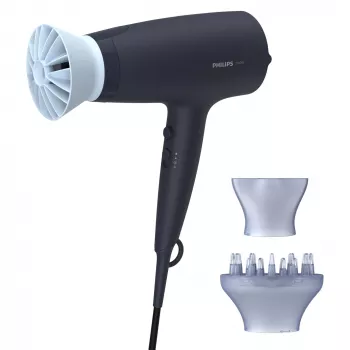 Philips 3000 series 3000 BHD360/20 hiustenkuivaaja, DC, Navy, ripustuslenkki, 1,8 m, 2100 W, 220-240 V