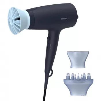 Philips 3000 series 3000 BHD360/20 hiustenkuivaaja, DC, Navy, ripustuslenkki, 1,8 m, 2100 W, 220-240 V