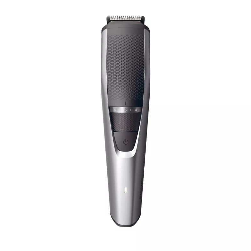 Partatrimmeri Philips BEARDTRIMMER Series 3000 BT3239/15, 0,5 mm–10 mm, 20 pituusasetusta, USB-ladattava, musta/hopea