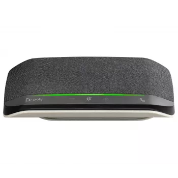 HP Poly Sync 10 USB-A USB-C kaiutinpuhelin, PC, hopea, 0.715 m, IP64, Windows 10, Windows 11, MacOS