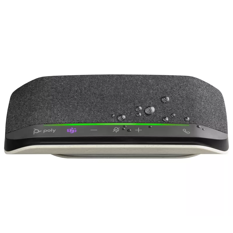 HP Poly Sync 10 USB-A USB-C kaiutinpuhelin, PC, hopea, 0.715 m, IP64, Windows 10, Windows 11, MacOS